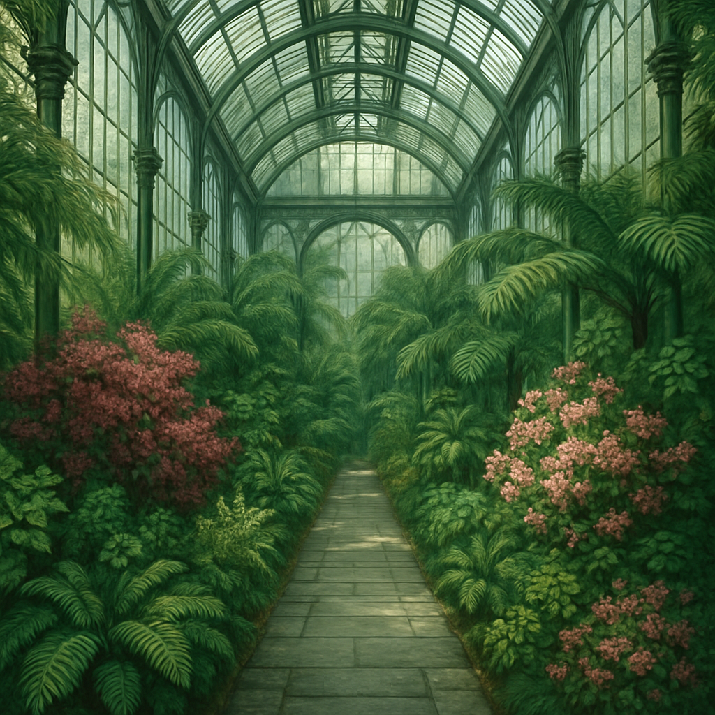 Royal Botanic Garden Edinburgh Temperate Glasshouse diamond painting