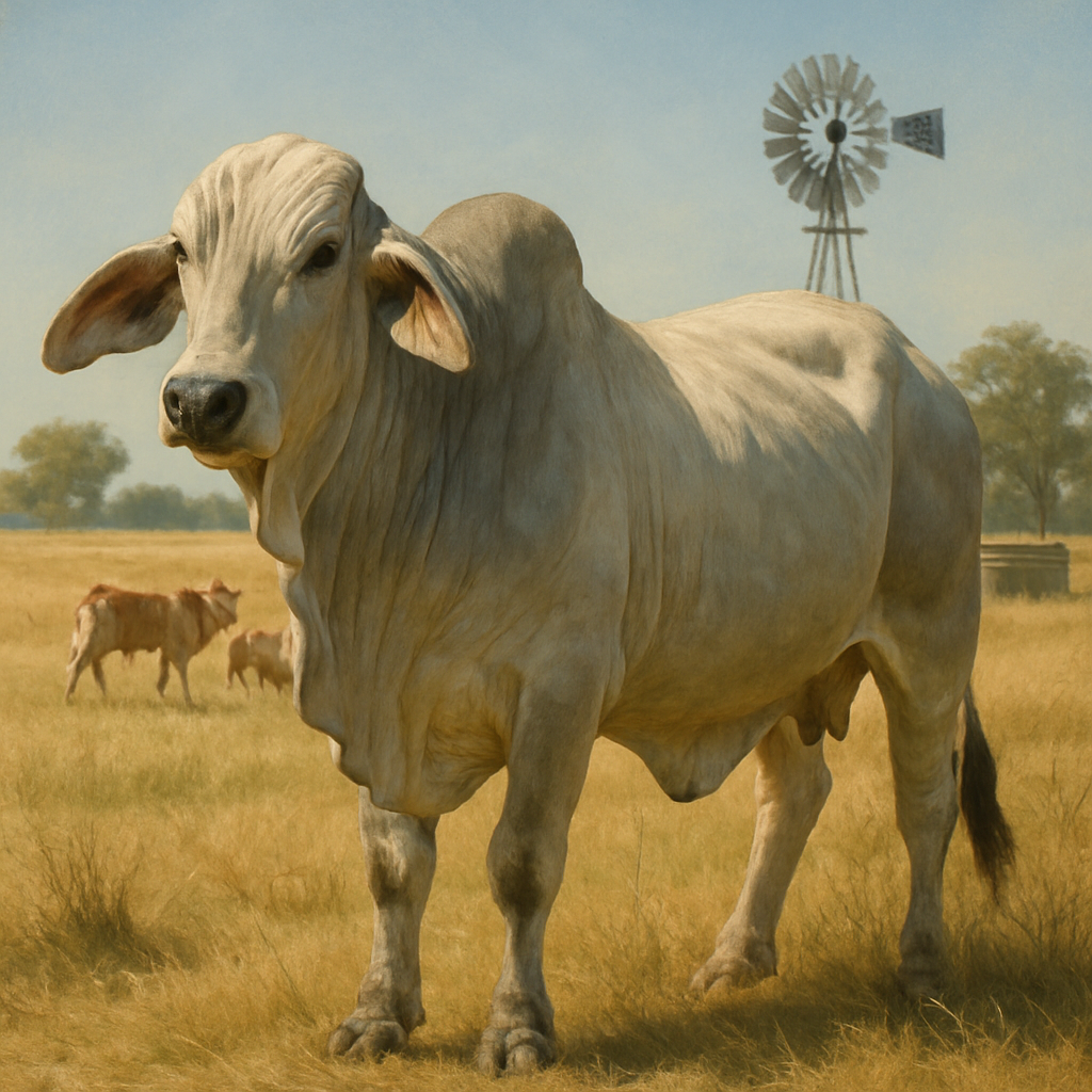 Brahman Cattle United States DIY paint by diamonds