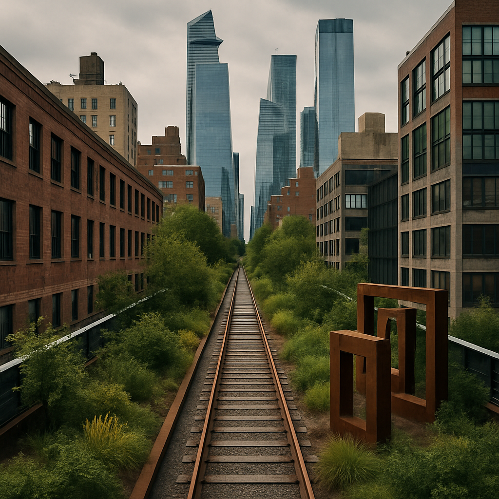 High Line And Hudson Yards New York City DIY paint by diamonds