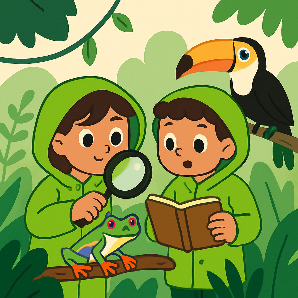 Rainforest Animal Science Expedition diamond painting