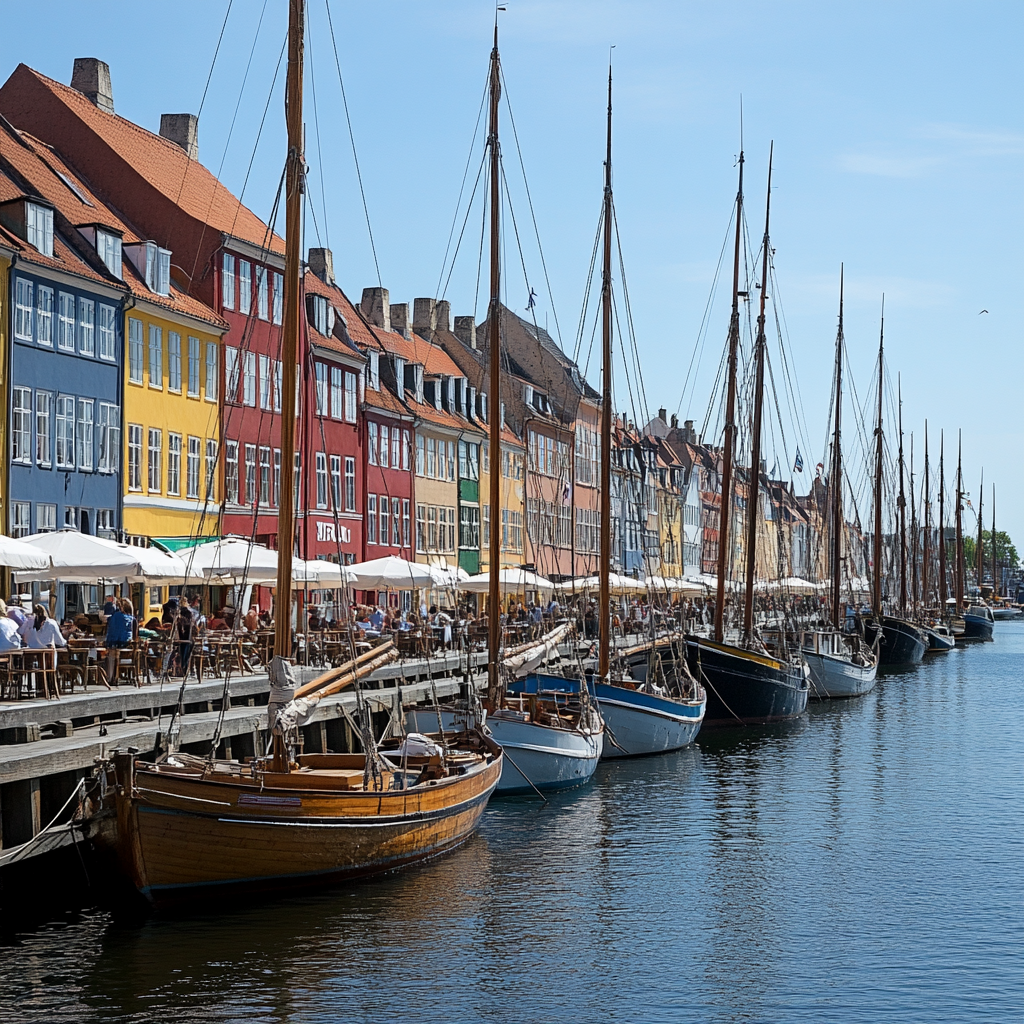 Nyhavn Waterfront Copenhagen Paint by diamonds art