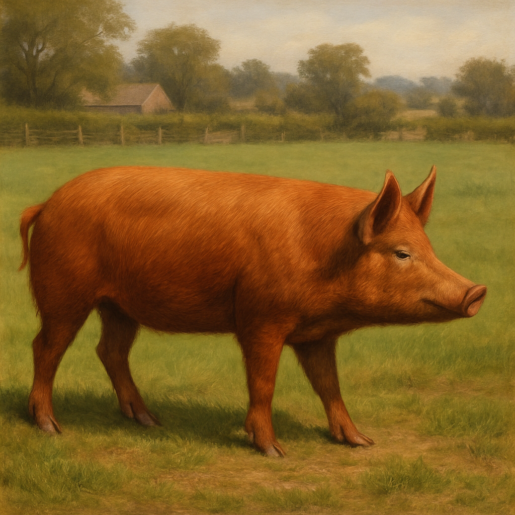 Tamworth Pig United Kingdom painting diamond kit