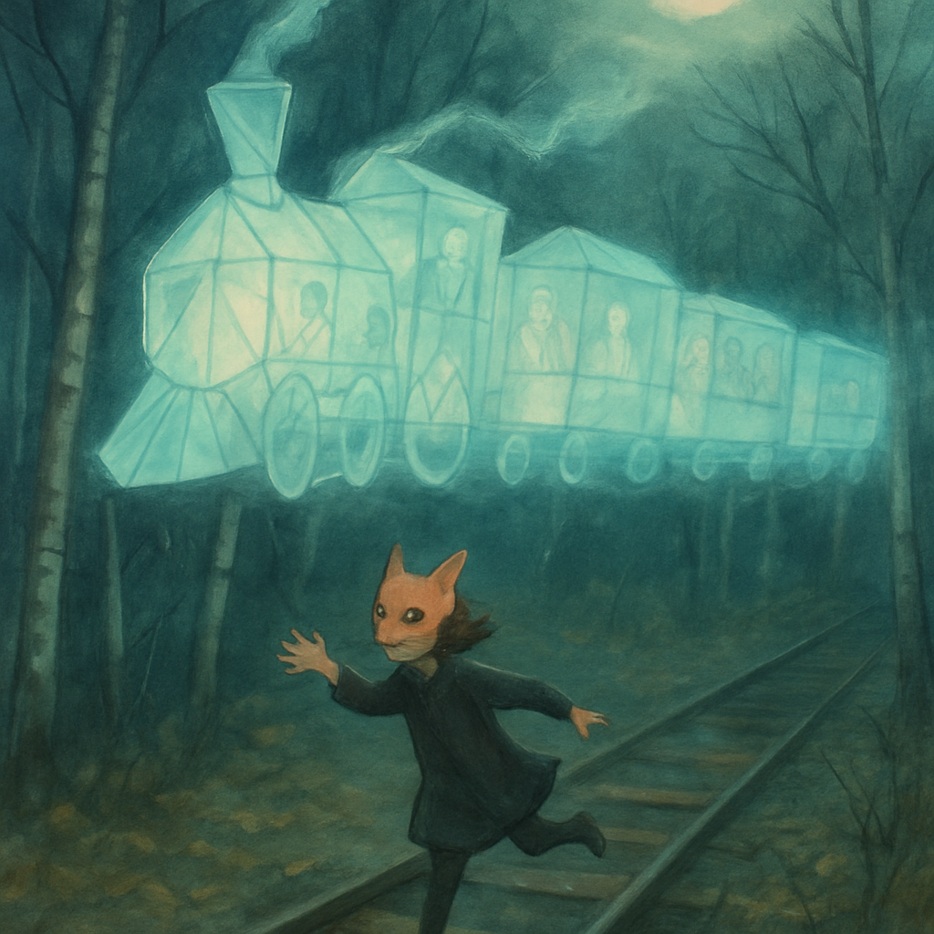 Ghost Train Of Paper Lanterns Paint by diamonds art