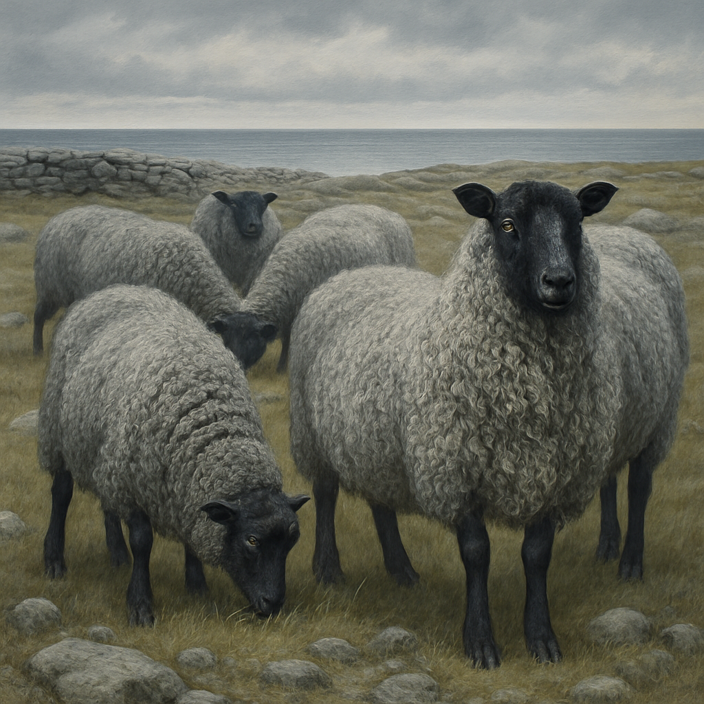 Gotland Sheep Sweden Paint by diamonds art