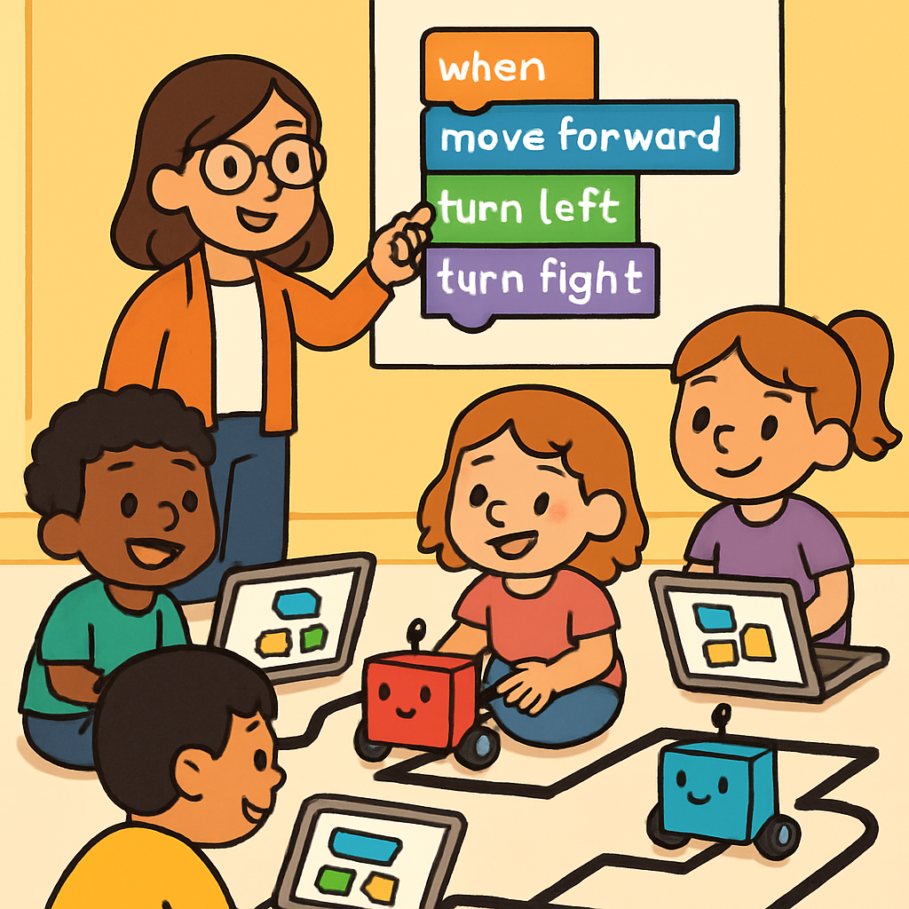 Coding Robots In The Classroom diamond painting