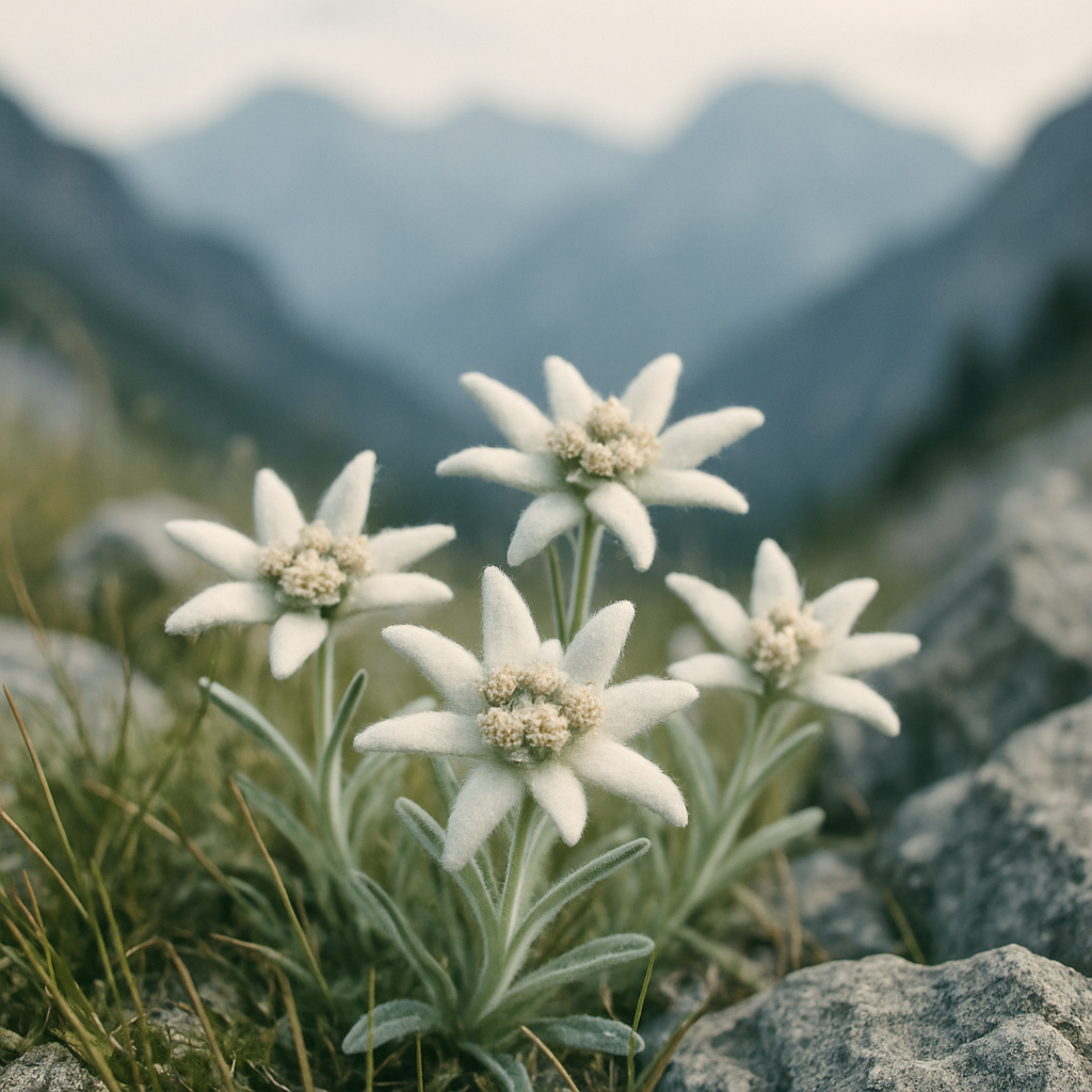 Edelweiss In Alpine Meadow Paint by diamonds art