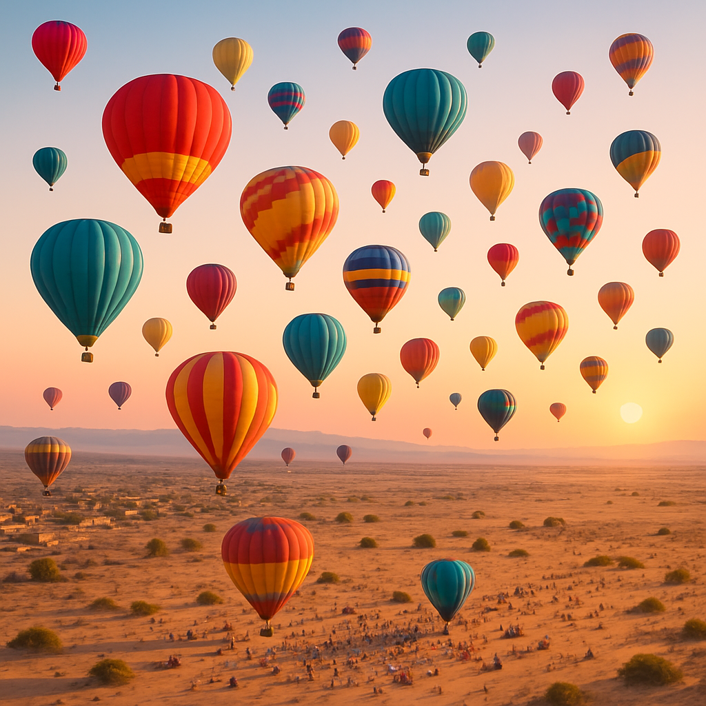 Albuquerque International Balloon Fiesta New Mexico USA Painting by diamonds kit
