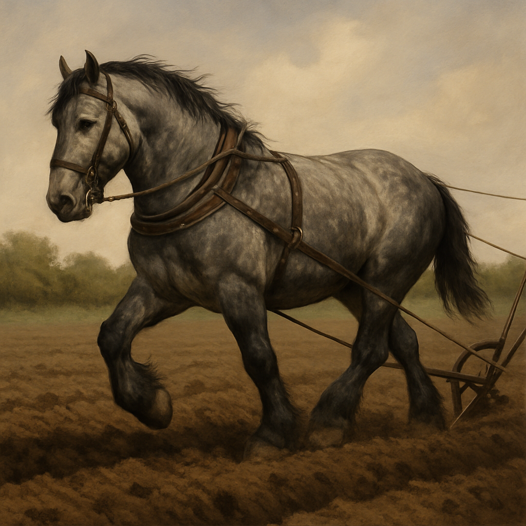 Percheron Draft Horse France diamond painting