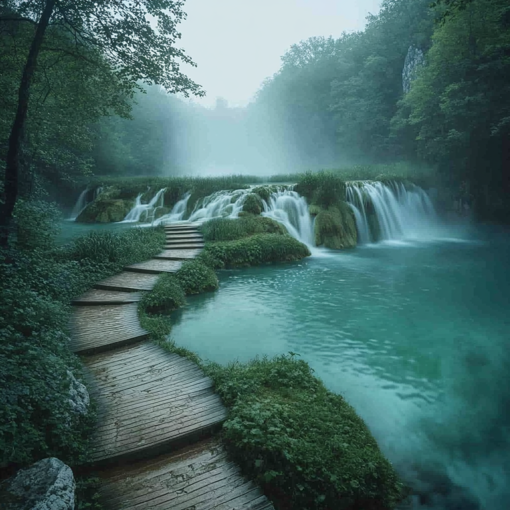 Plitvice Lakes National Park Croatia diamonded painting kits