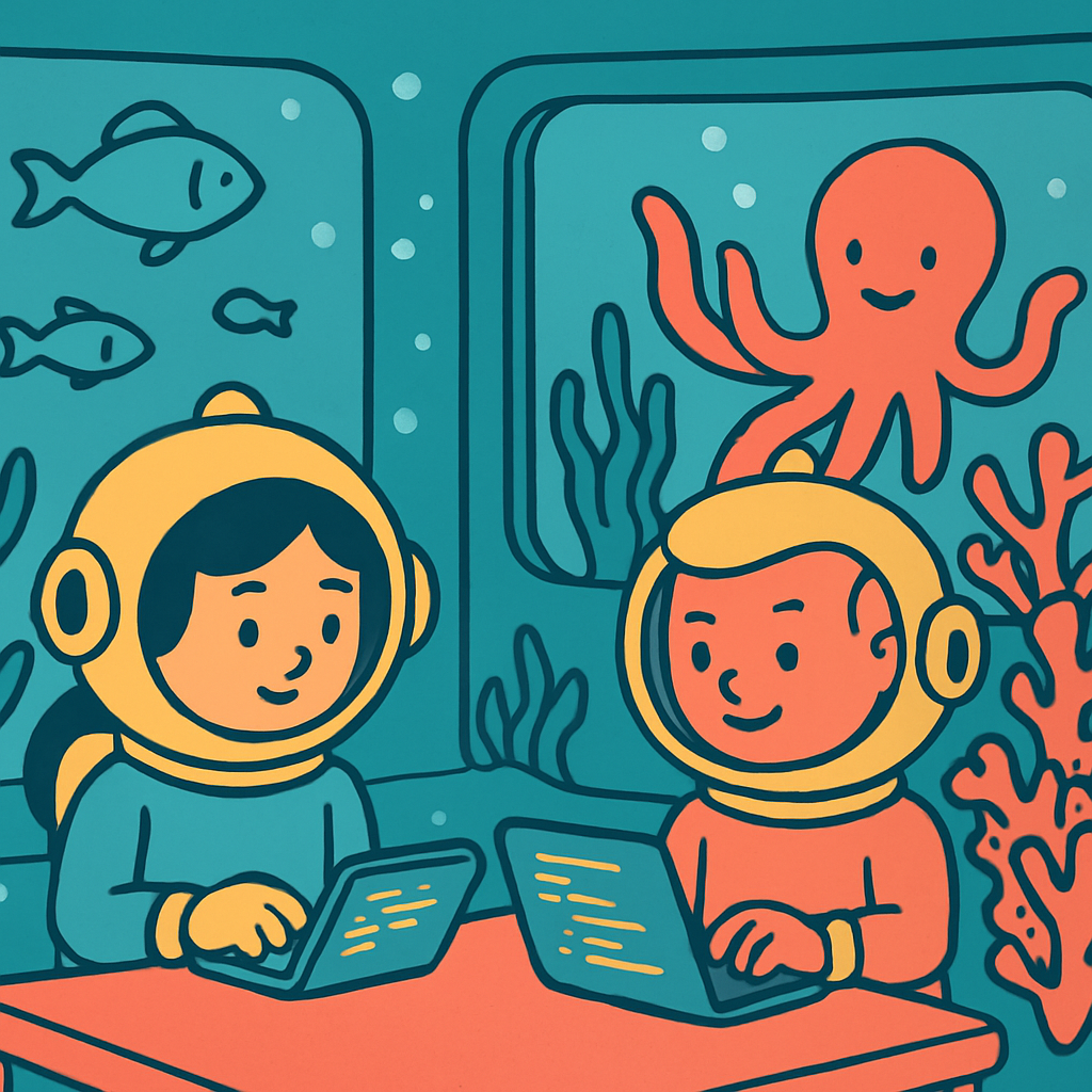 DeepSea Coral Coding Lab Painting by diamonds kit