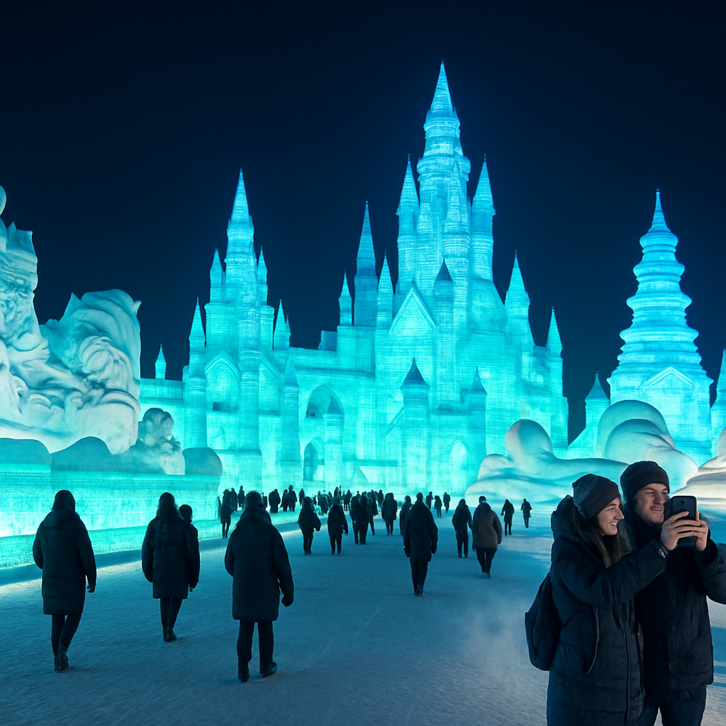 Harbin International Ice And Snow Festival China Paint by diamonds kits