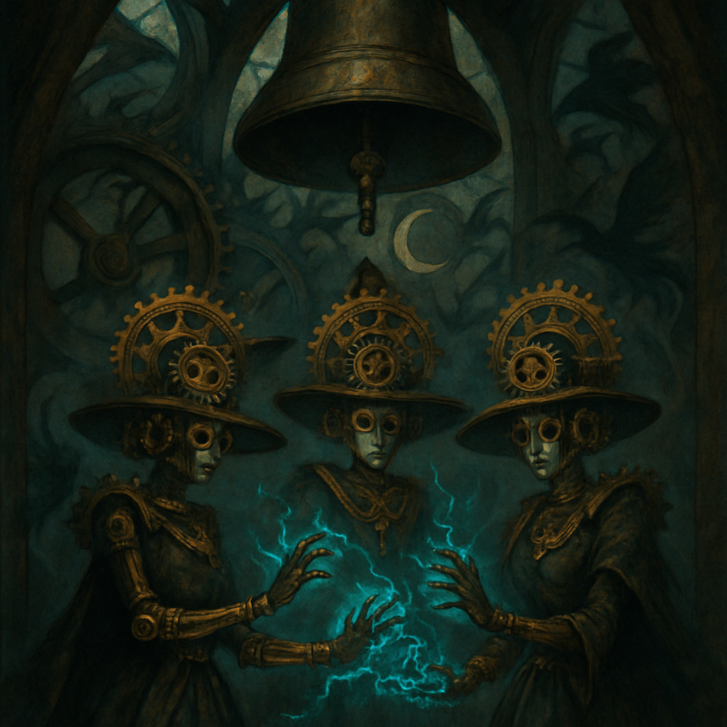 Clockwork Witches Of The Rusted Bell Tower paint by color