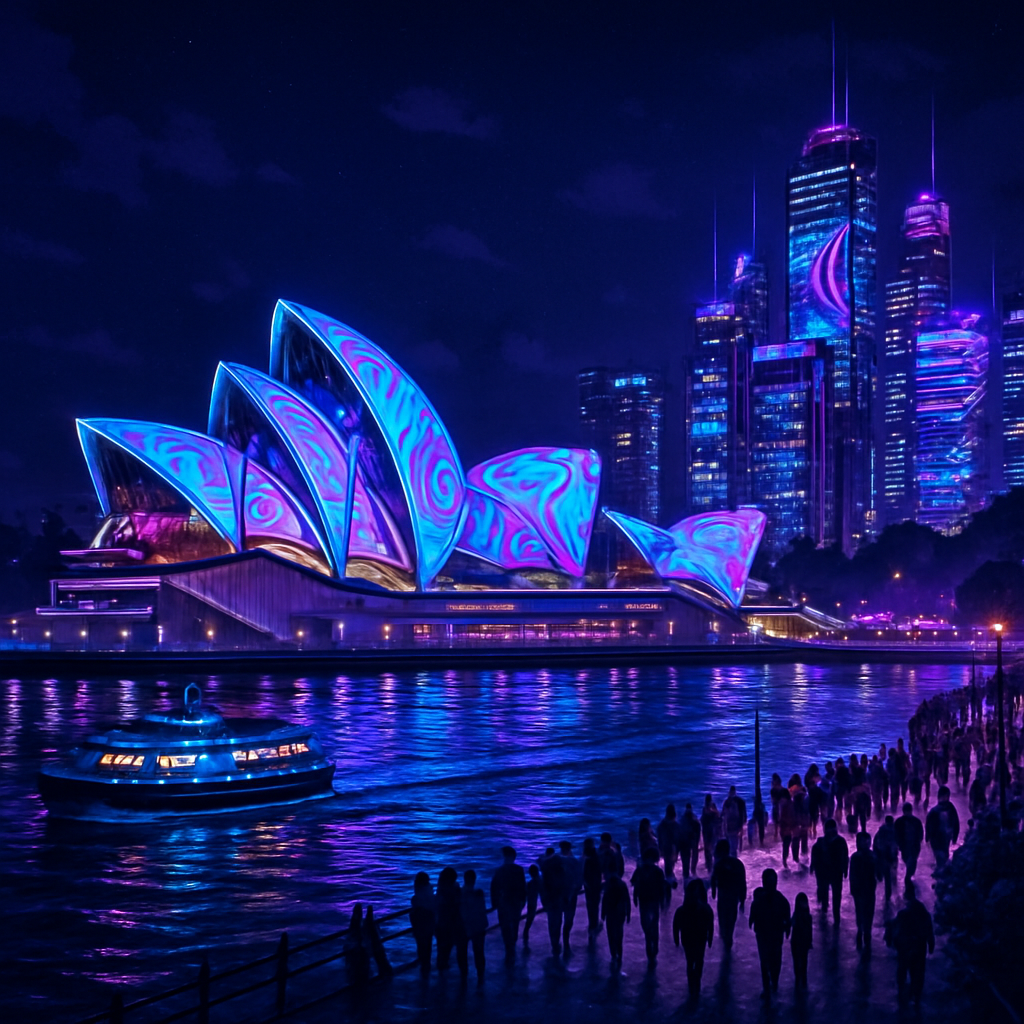 Vivid Sydney Festival Australia diamond painting