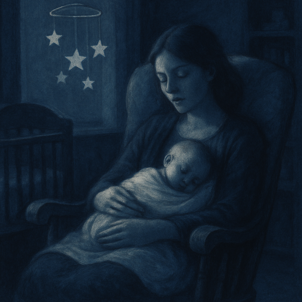 Moonbeam Lullaby In The Nursery Chair Paint by diamonds kits