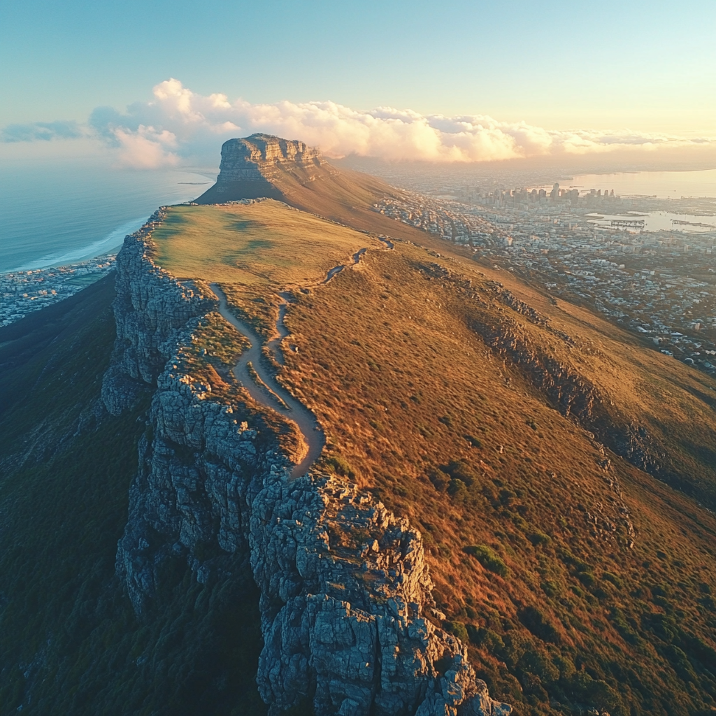 Table Mountain - Cape Town diamond painting
