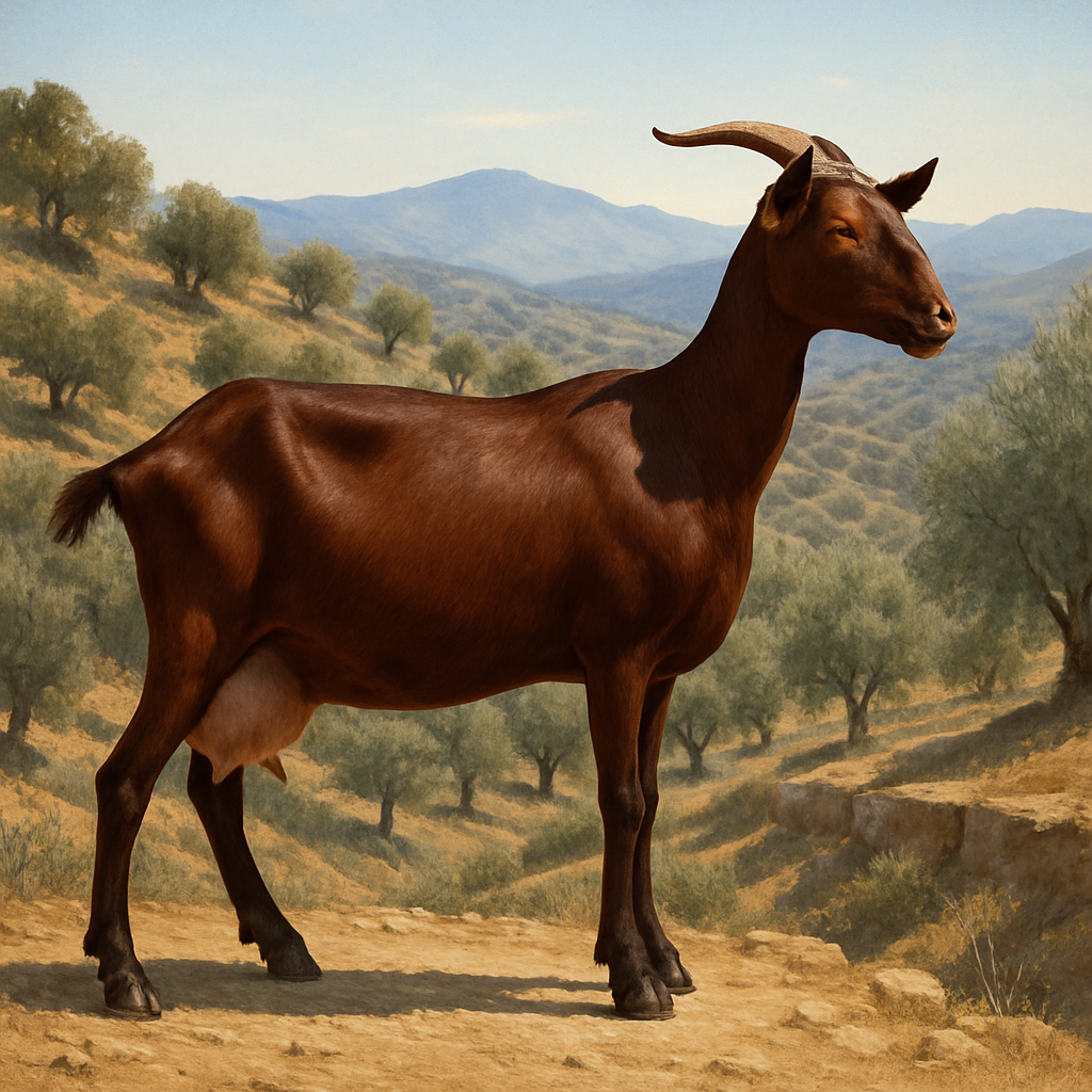 Murciana Goat Spain painting diamond kit