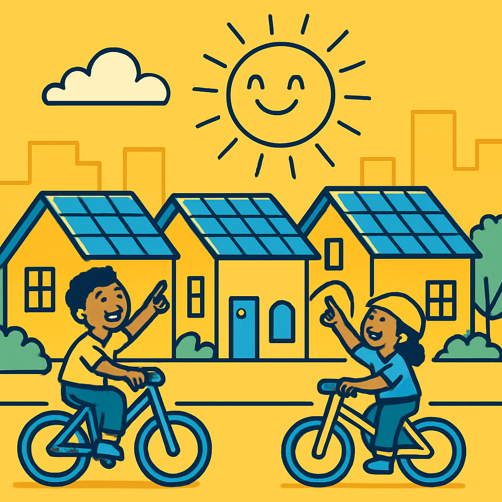 Solar Powered City Street painting diamond kit