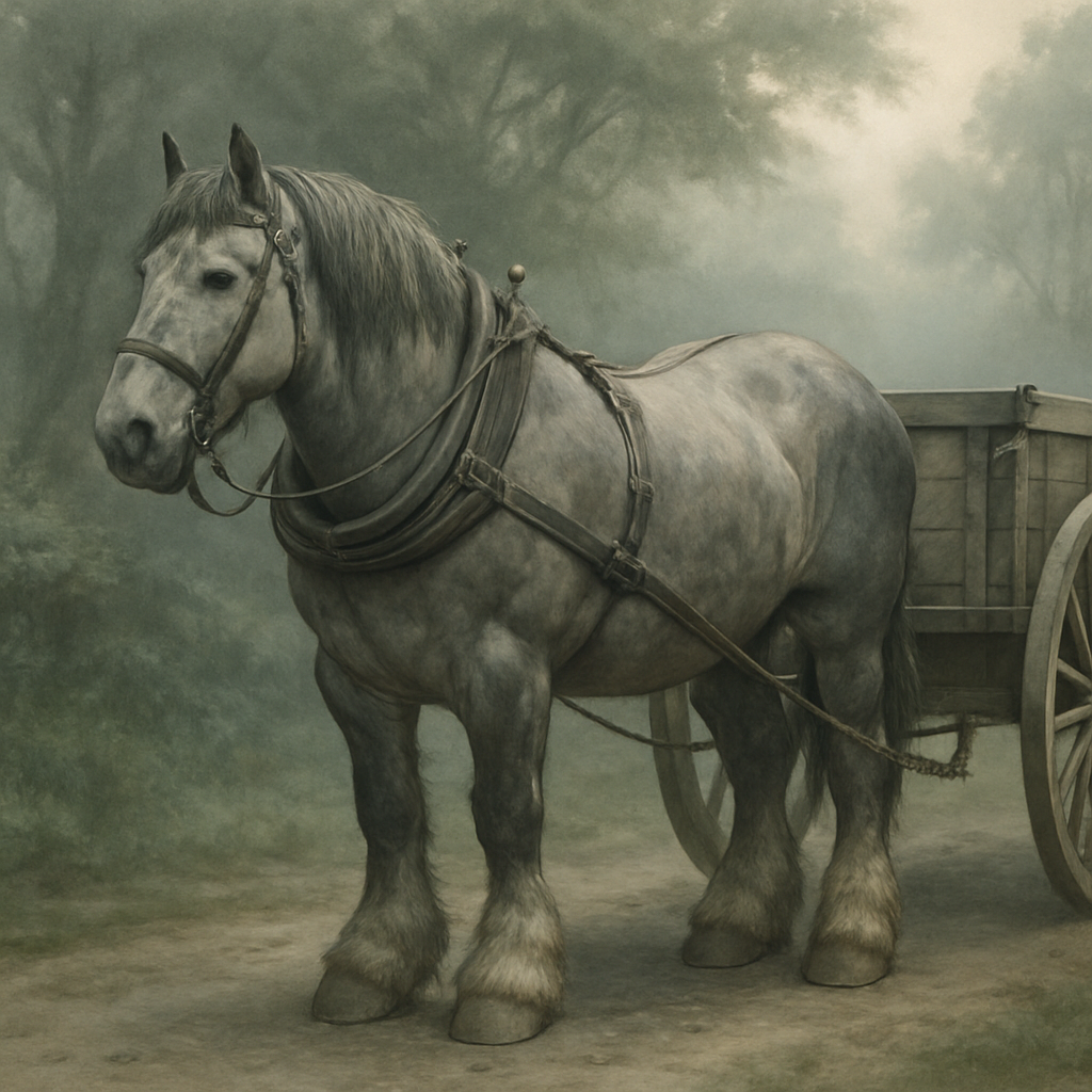 Percheron Horse France Paint by diamonds art