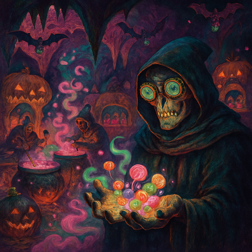 The Candy Alchemists Cauldron Market diamond painting