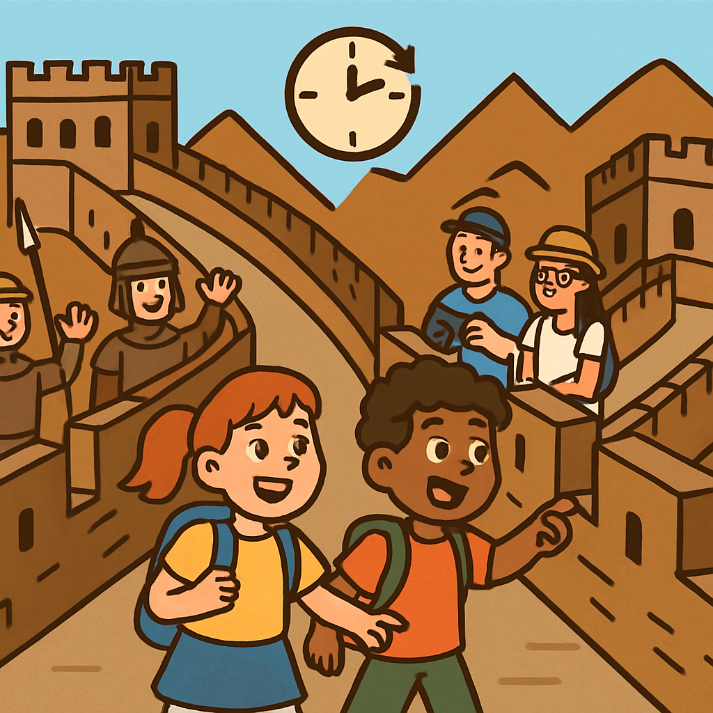 Great Wall Time Travel Hike Paint by diamonds kits