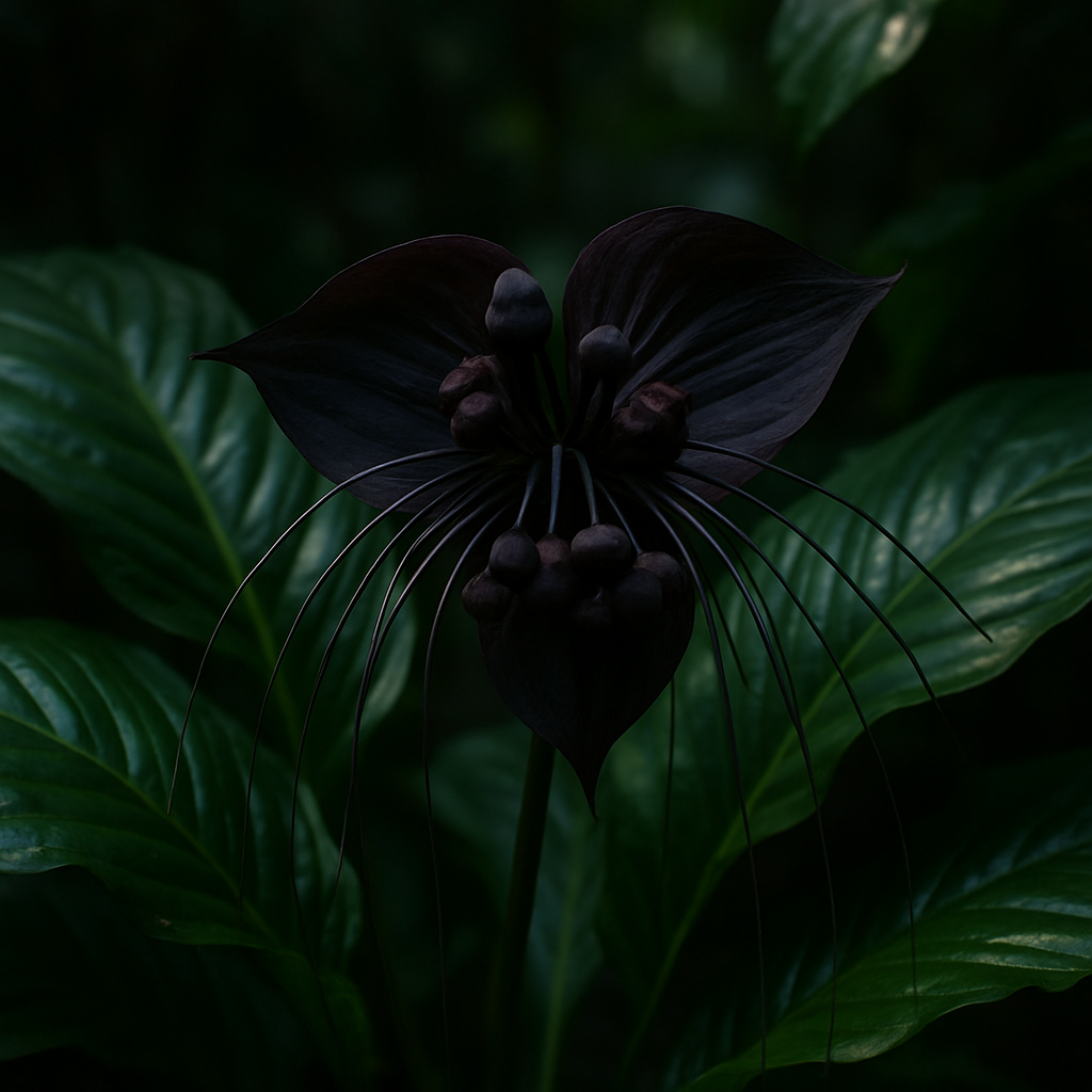 Black Bat Flower Understory Mystery diamond painting