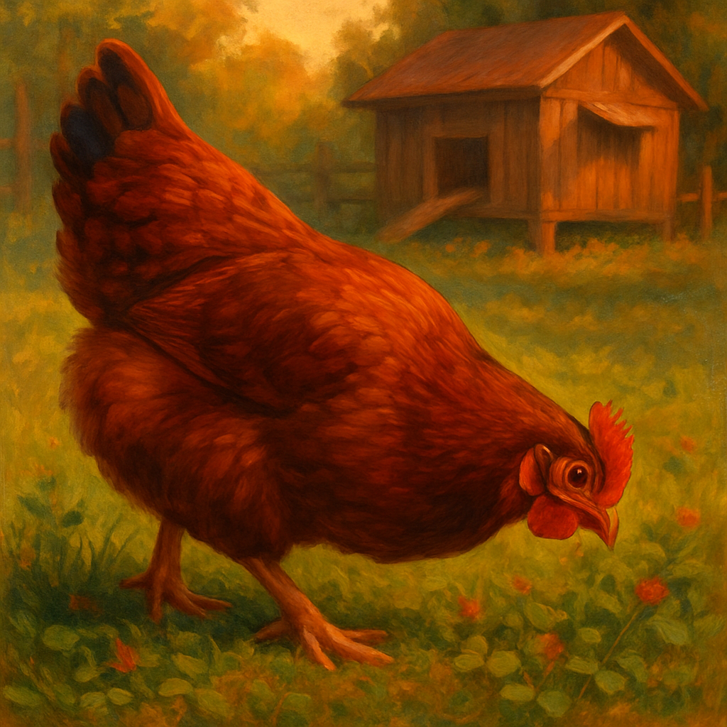 New Hampshire Chicken United States DIY paint by diamonds