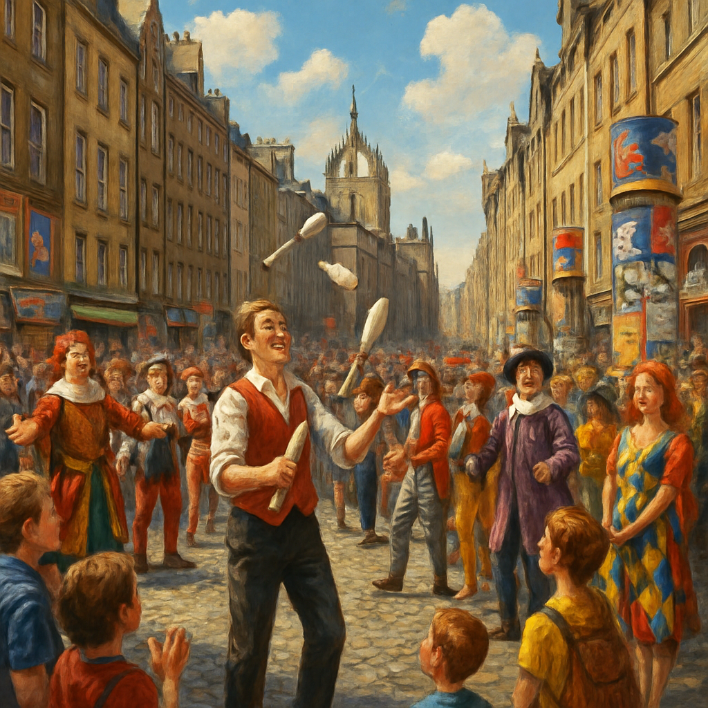 Edinburgh Festival Fringe Scotland painting diamond kit