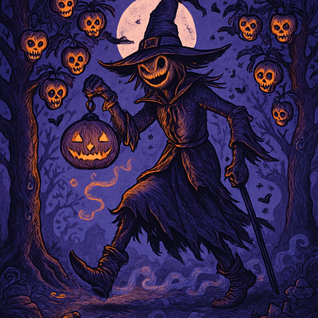 Lantern Keeper Of The Midnight Orchard diamonded painting kits
