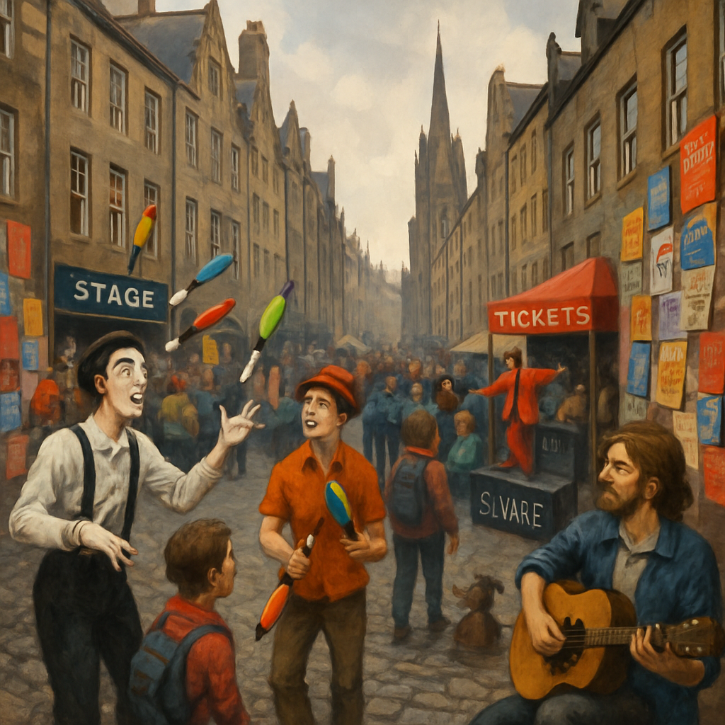 Edinburgh Festival Fringe Scotland DIY paint by diamonds