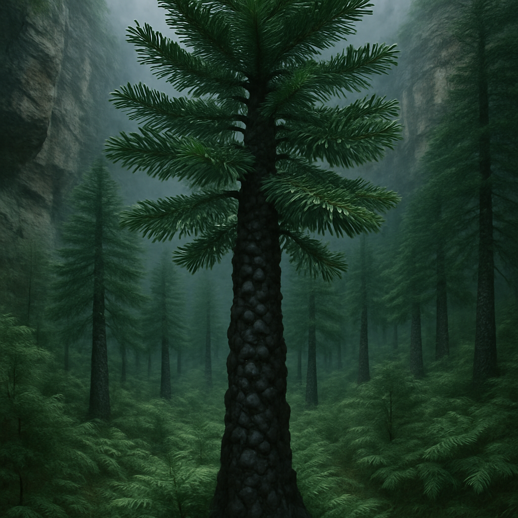 Wollemi Pine Wollemia Nobilis Australia Paint by diamonds art