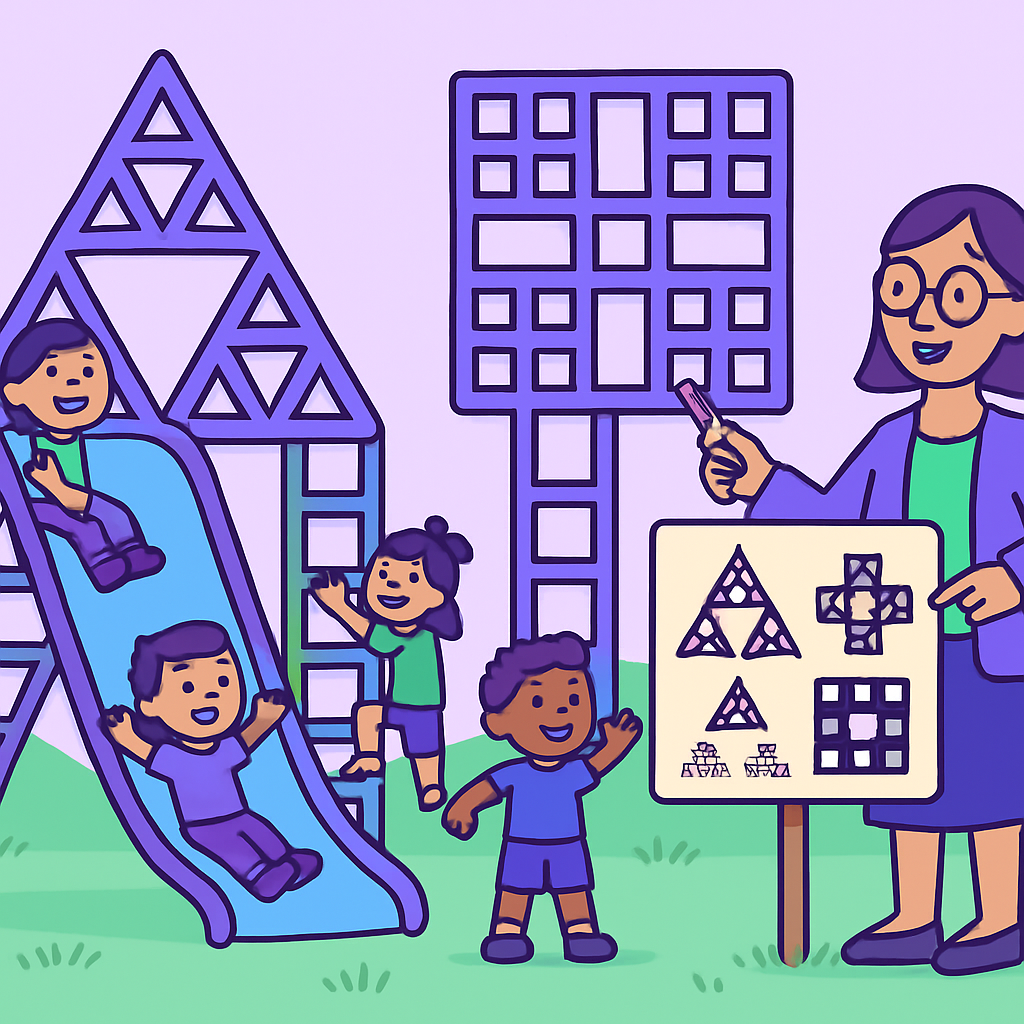 Math Park Fractal Playground diamonded painting kits