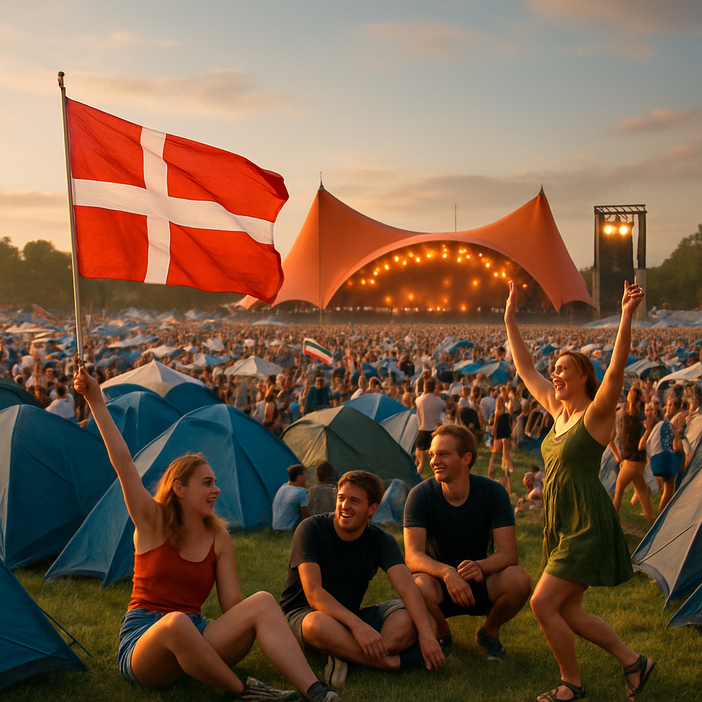 Roskilde Festival Denmark diamond painting