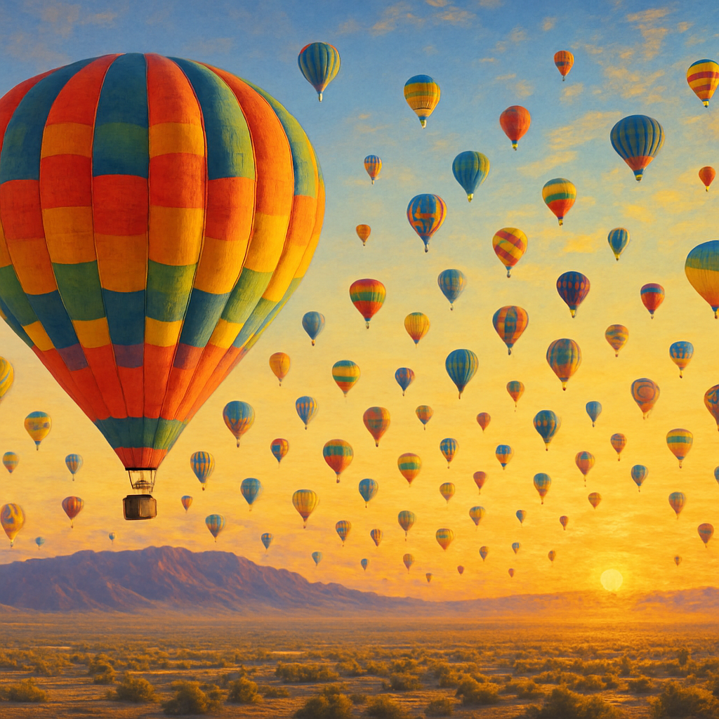 Albuquerque International Balloon Fiesta Albuquerque diamonded painting kits