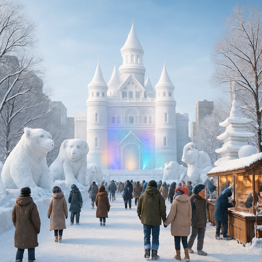 Sapporo Snow Festival Sapporo DIY paint by diamonds