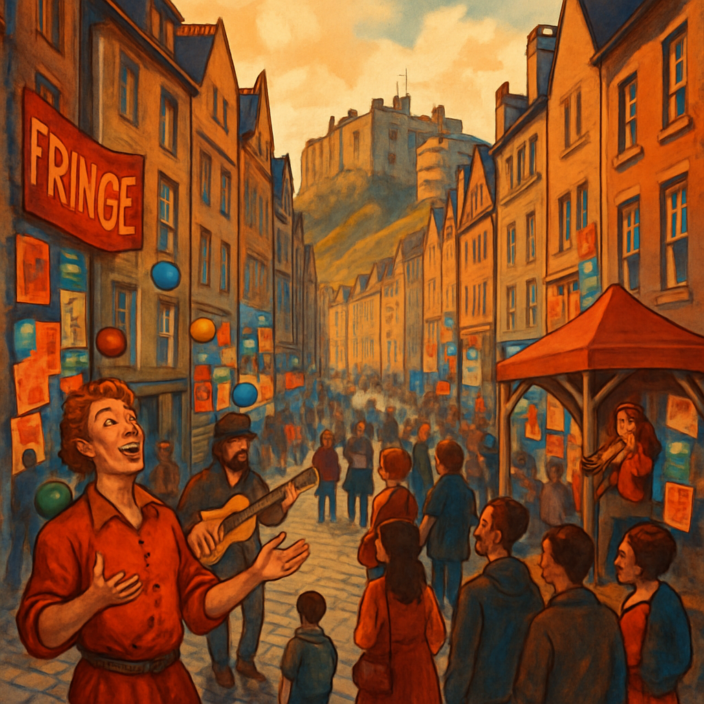Edinburgh Festival Fringe Edinburgh painting diamond kit