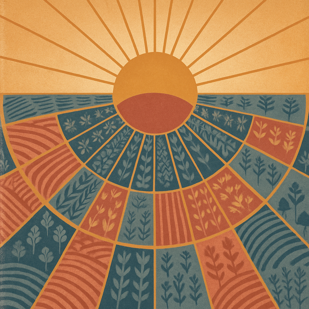 Harvest Rings Of The Rising Sun paint by diamond