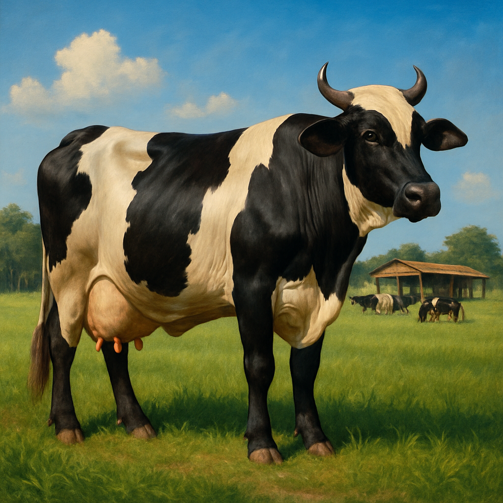 Girolando Cattle Brazil diamond painting