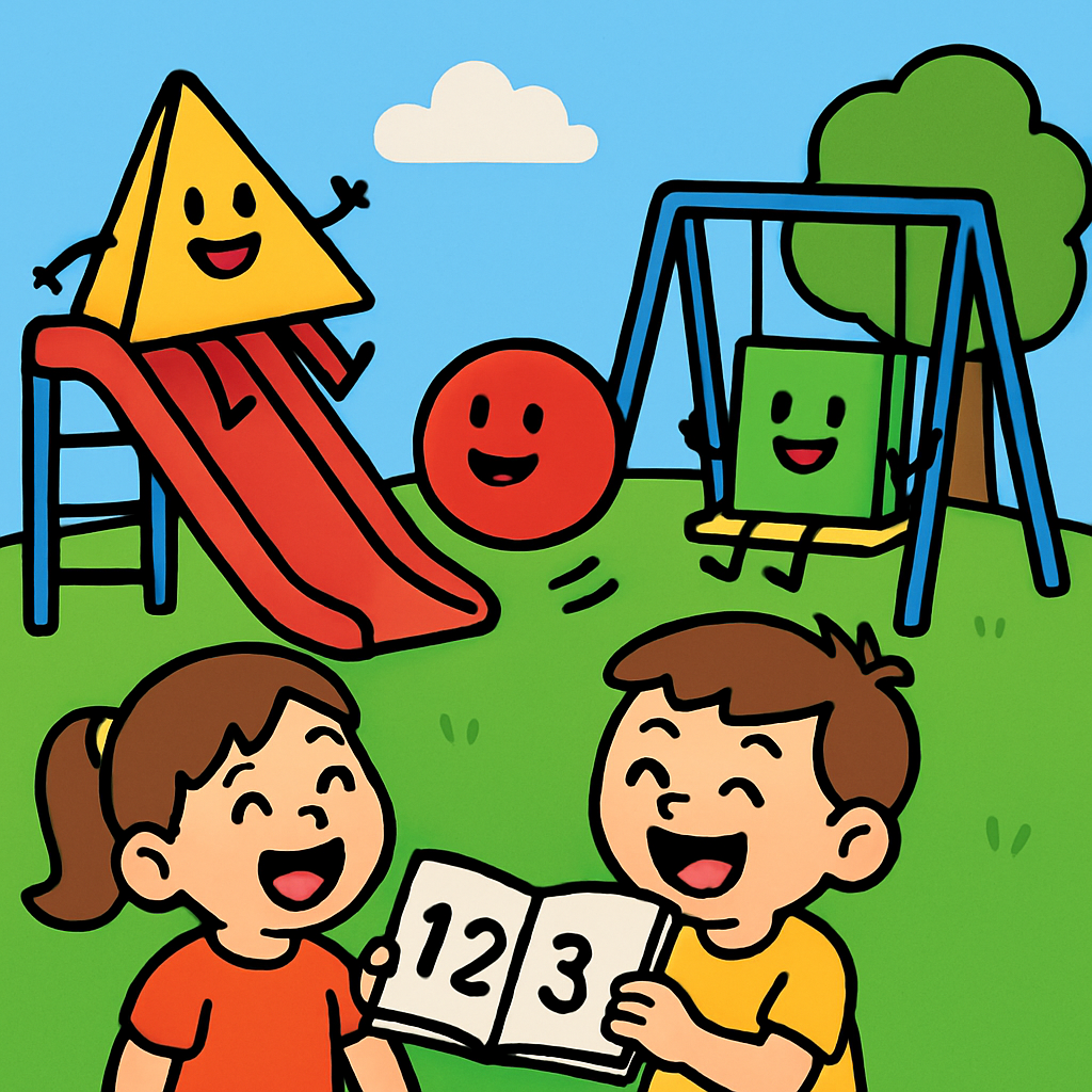 Math Park With Living Shapes diamond painting