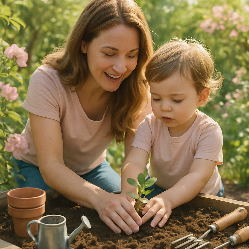 Garden Of Gentle Lessons Mom Teaching Little Hands To Grow DIY paint by diamonds