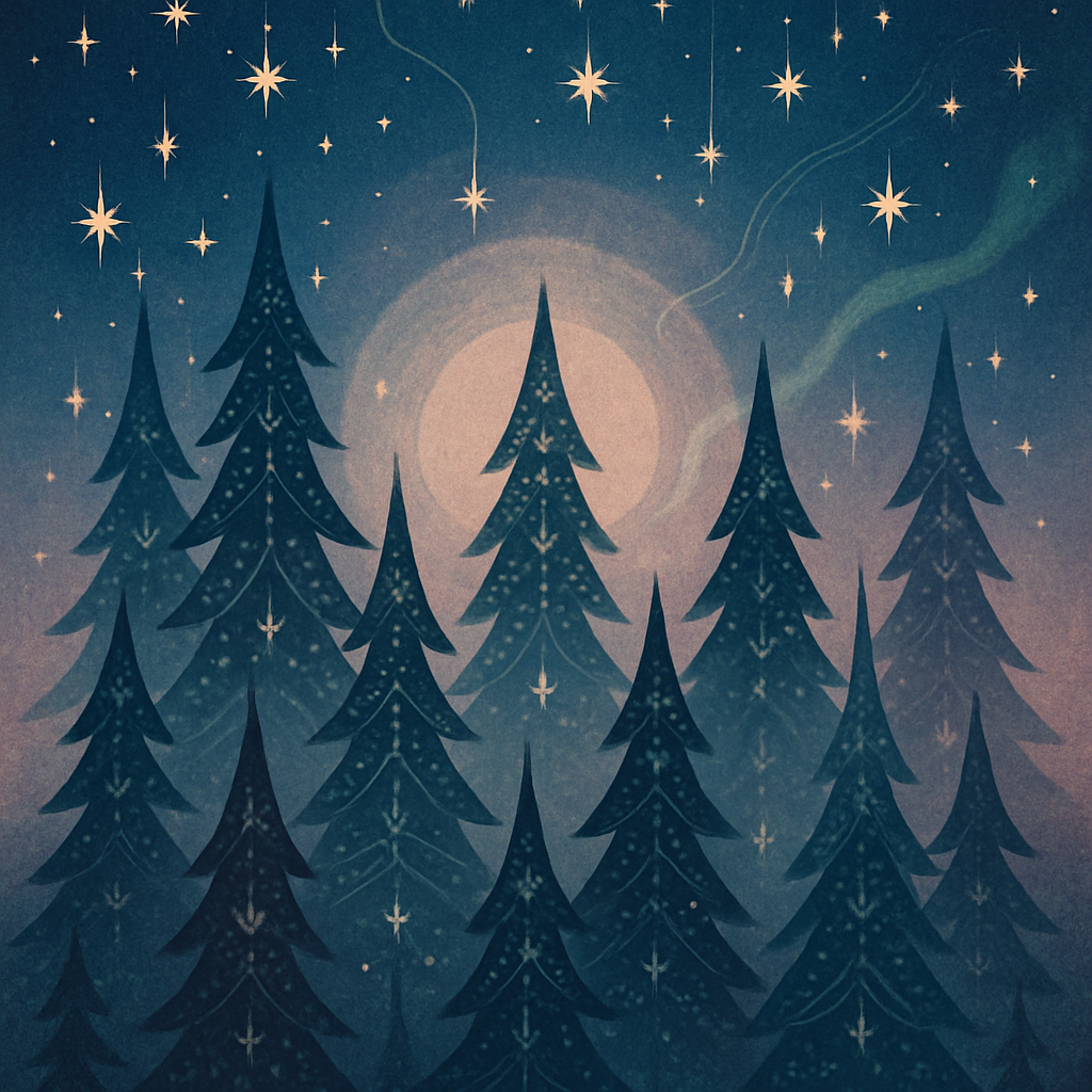 Forest Of Falling Stars paint by color