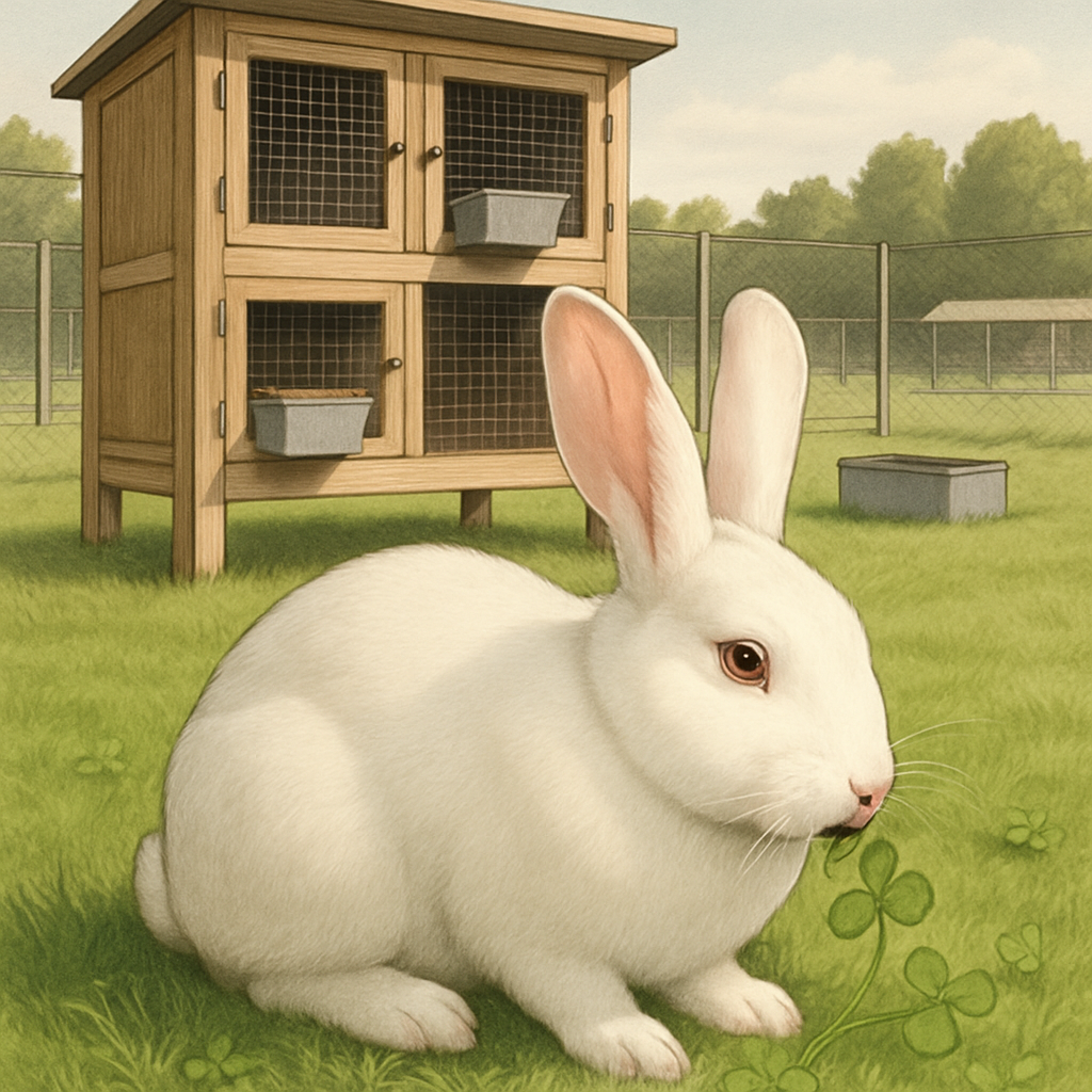 New Zealand White Rabbit New Zealand diamonded painting kits