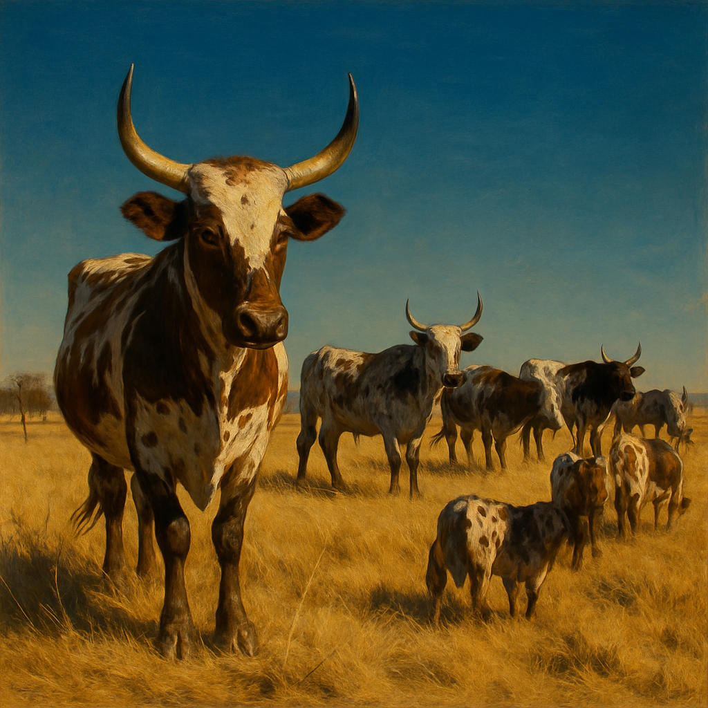 Nguni Cattle Southern Africa paint by diamond