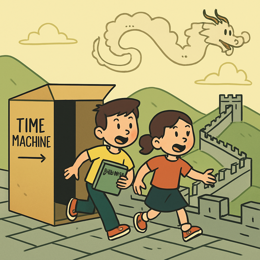 Great Wall Time Travelers paint by diamond