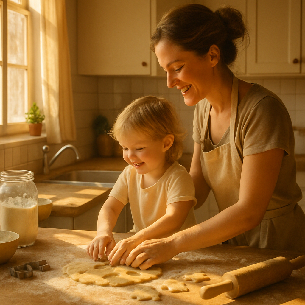 Kitchen Sunbeams And Flour Kisses Baking Memories With Mom Paint by diamonds kits
