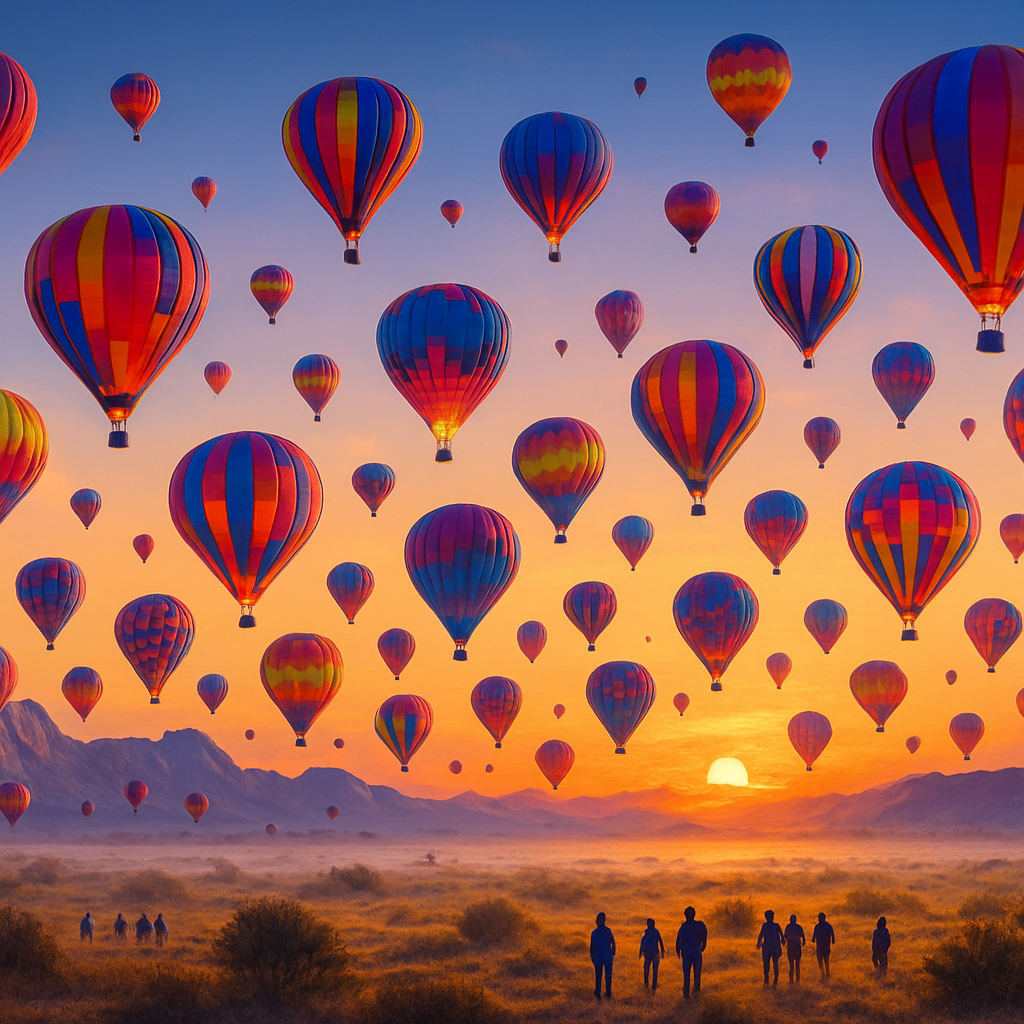 Albuquerque International Balloon Fiesta Albuquerque Paint by diamonds kits