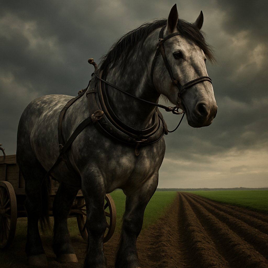 Percheron Horse France diamond painting