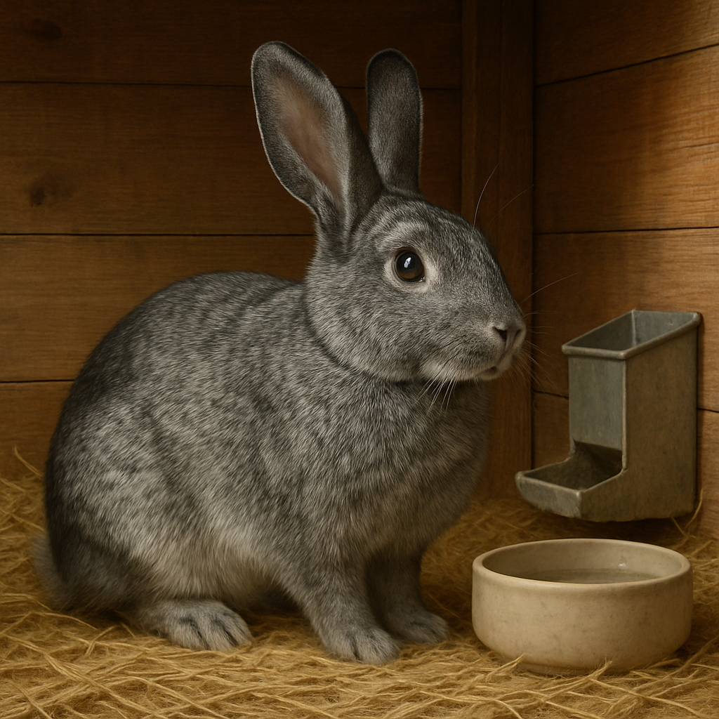 American Chinchilla Rabbit United States paint by diamond