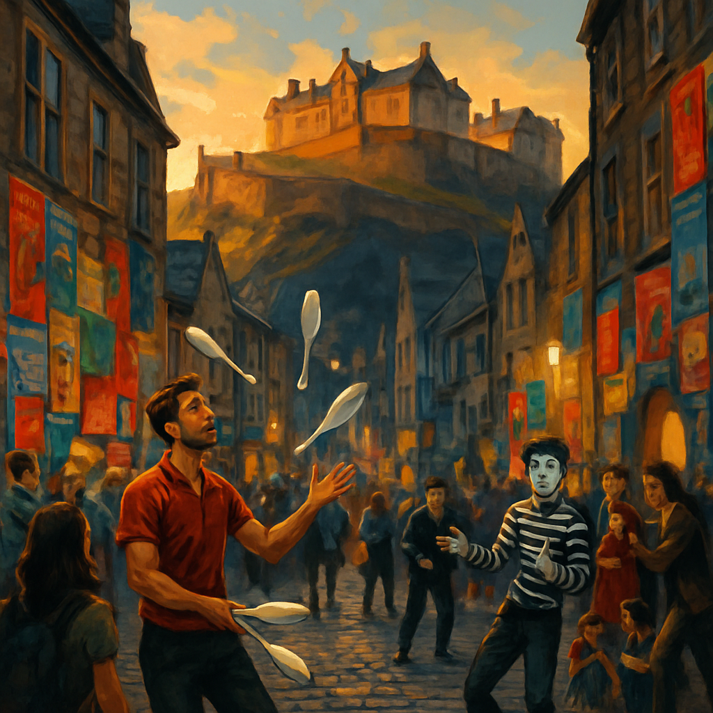 Edinburgh Festival Fringe Edinburgh paint by diamonds