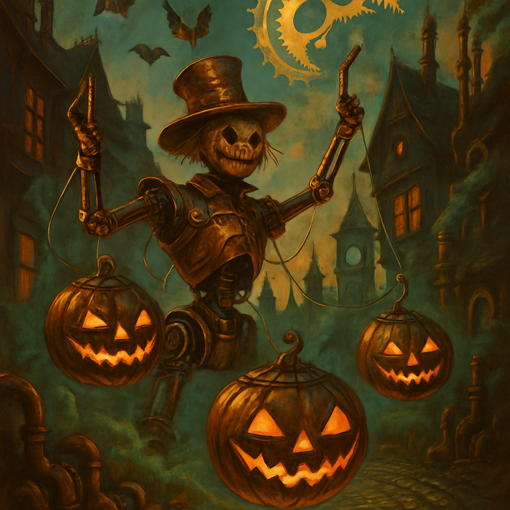 Clockwork Pumpkin Parade paint by color