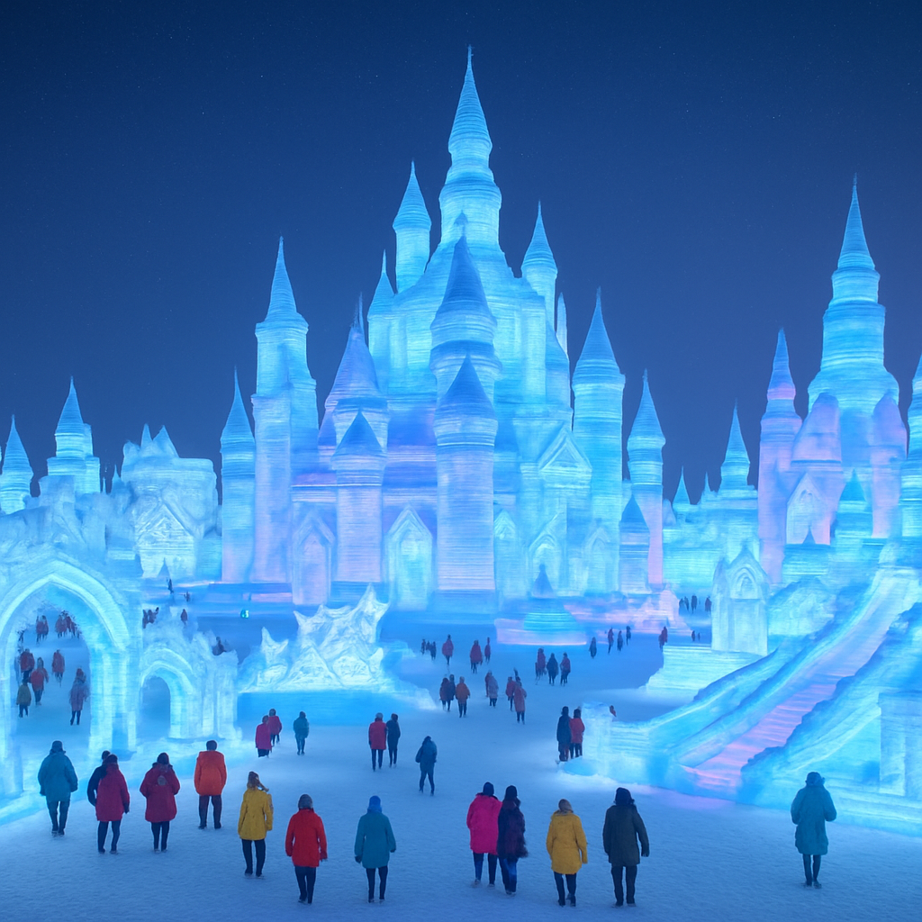 Harbin International Ice And Snow Festival Harbin painting diamond kit